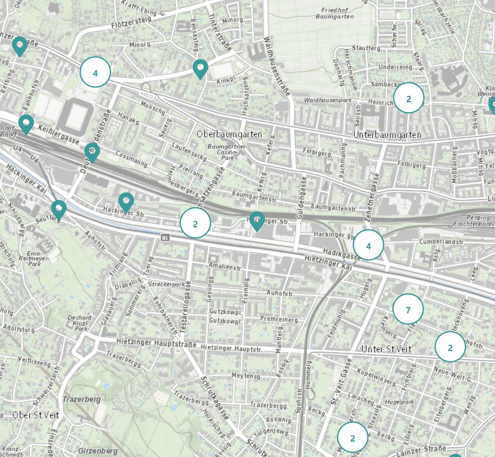 Screenshot Radfahren-Check