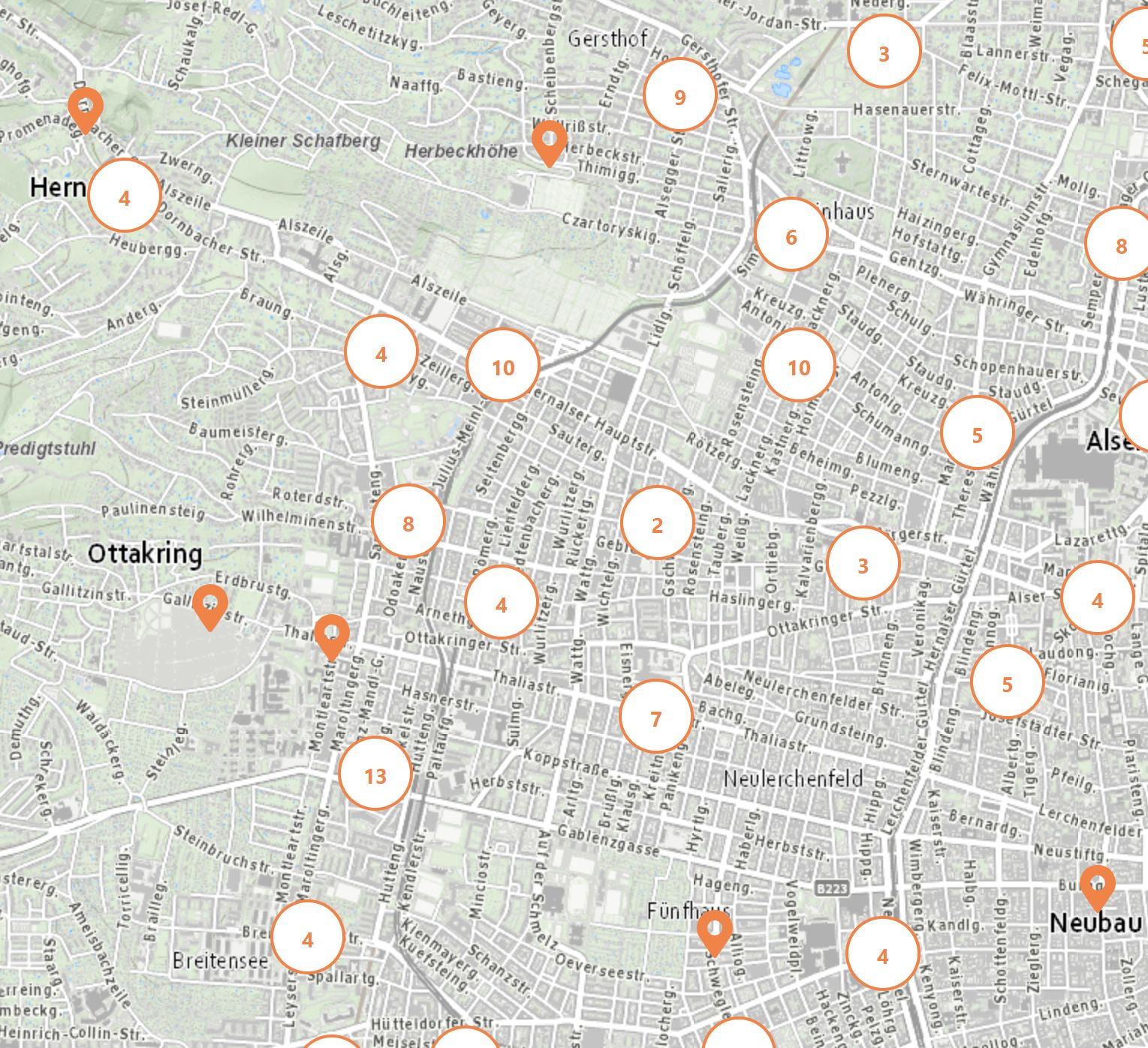 Screenshot Schulweg-Check